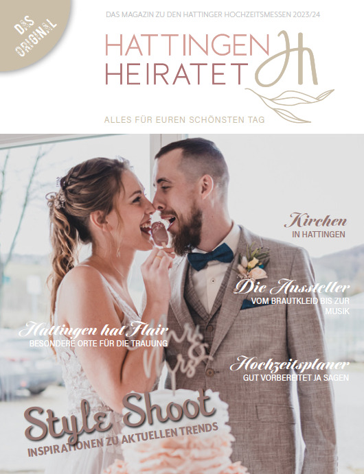 Das Magazin zu den Hochzeitsmessen von Hattingen heiratet