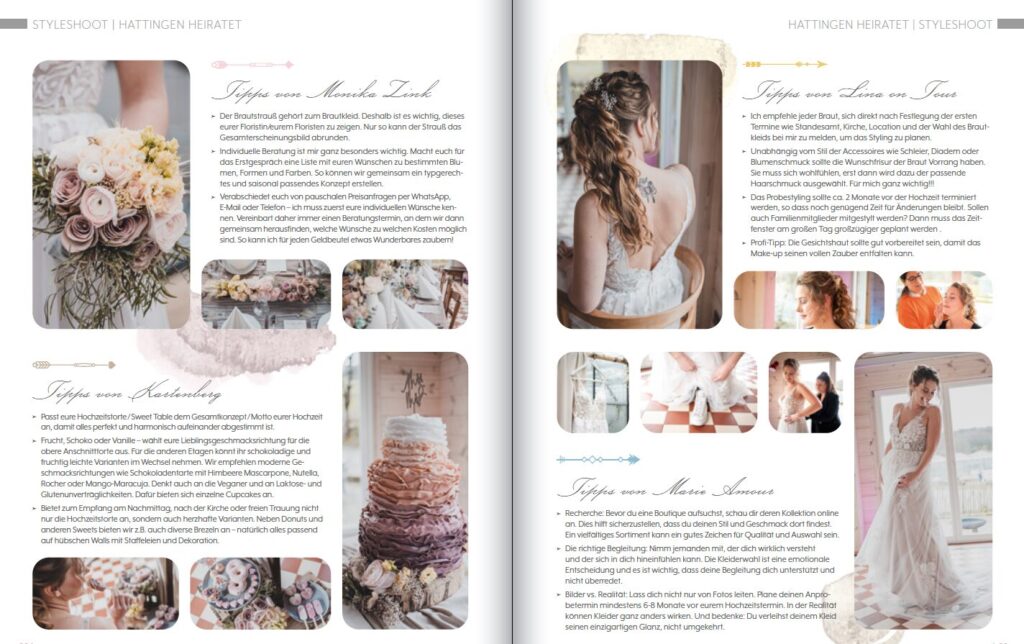 Hattingen heiratet - Styled Shoot 2023 - Dip-Dye - Bild 2