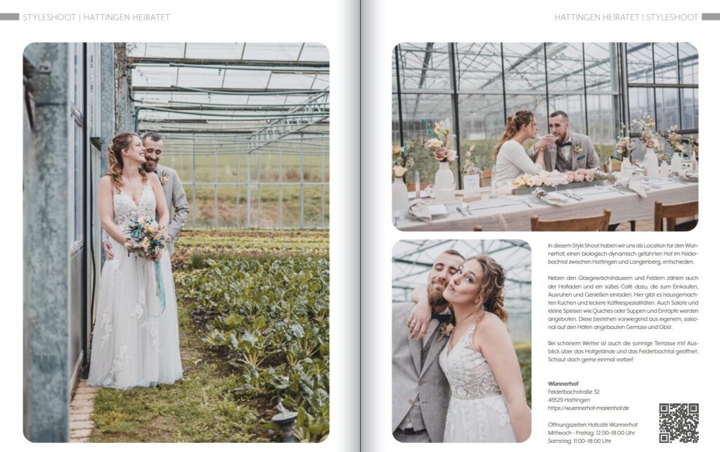 Hattingen heiratet - Styled Shoot 2023 - Dip-Dye - Bild 5